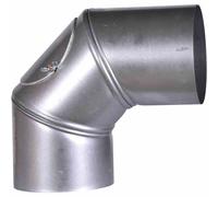 Arco de Tubo Estufa 90° FALØ120mm Giratorio Humo Escape Chimenea