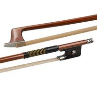 Arco de viola GEWA de madera de pernambuco 4/4, mejor calidad, vara redonda, estampado "Liuteria".