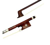 Arco De Violín 1 Pieza Mejor Profesión Snakewood Letterwood Arco De Violín Arco De Violín Cola De Caballo Siberiano Montado En Plata 4/4