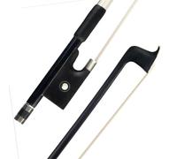 arco de violín 4/4 3/4 1/2 1/4 1/8 Arco De Violín Varilla Redonda De Fibra De Carbono Con Cola De Arco De Ébano Arco De Violín Acústico Arco De Violín De Fibra De Carbono(3/4)