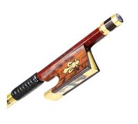 Arco de violín Arco de violín 4/4 híbrido fibra de carbono palisandro brasileño cuero palo accesorios de violín(Only bow)