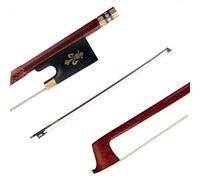 arco de violín Arco De Violín Palo De Arco De Madera De Brasil Cola De Arco De Ébano Y Pelo De Arco De Crin Para Violín De Tamaño Completo 4/4