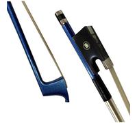 arco de violín de tamaño completo 3 Uds De 4/4 Arco De Violín De Fibra De Carbono Azul Arco De Fibra De Carbono Pelo De Caballo Accesorios Para Lazos