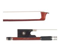 Arco de violín de tamaño Completo Arco De Violín De Fibra De Carbono Pernambuco 4/4 Tamaño Completo Envoltura De Cuero Ébano Doble Línea Completa