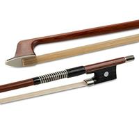 Arco de violín GEWA Massaranduba Student 1/2 pelo natural, palo redondo rana de ébano con pequeño cuenco