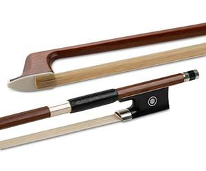 Arco de violín GEWA Massaranduba Student 1/2 pelo natural, varilla cuadrada, rana de ébano con cazoleta pequeña