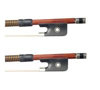 Arco De Violín Palo De Arco Para Violín/Viola Madera Brasil Pelo Caballo Mongolia Blanco Puro 4/4 Tamaño Completo 2 Uds/1 Lote Actuación Profesional(Type 2 073)