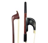 Arco De Violín Para Principiantes 1 Pieza De Fibra De Carbono 3/4 Arco De Violín Contrabajo Cola De Caballo De Crin Blanca