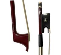 Arco de violín para principiantes 3 Uds De 4/4 Arco De Violín De Fibra De Carbono Rojo Arco De Fibra De Carbono Pelo De Caballo Accesorios Para Lazos De Violín