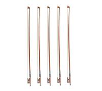 Arco de violín para principiantes 5 Uds/1 Juego De Arcos De Violín De Madera De Brasil 1/4, Piezas Para Lazos De Violín De Crin Blanco, Accesorios Para Uso Principiante