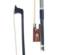 Arco de violín para principiantes Arco De Fibra De Carbono Arco De Violín Arco De Fibra De Carbono Trenzado Plateado