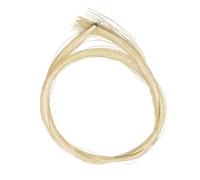 Arco de violín, pelo blanco natural, piezas de instrumentos de cuerda de caballo de Mongolia, piezas de repuesto para violín