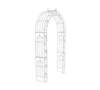 Arco flores emma metal blanco antiguo 35.5x146x247.5 cm