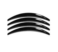 Arco Guardabarros Coche Para Tesla Para Model 3 2017 2018 2019 2020 2021 Juego 4 Molduras Arco Ceja Rueda Coche Tira Guardabarros Lateral Piezas Exteriores(Black)