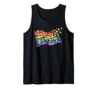 Arco Iris Bandera Mariposas Gay Orgullo Mes Arte Homosexualidad Camiseta sin Mangas