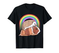 Arco iris - Cerradura para equitación de cerdo de India Camiseta