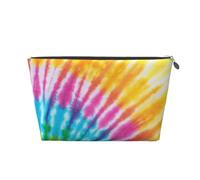 Arco Iris Colorido del teñido Anudado en Espiral, Bolsa de artículos de tocador Bolsa de Maquillaje Bolsa de cosméticos Bolsa de artículos de tocador de Viaje portátil