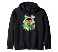 Arco Iris Dragón Dragón Niños Niño Niño Bebé Cuento De Ha Sudadera con Capucha