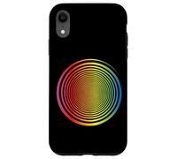 Arco Iris Espiral Espiral autohipnosis ilusión óptica Arco Iris Carcasa para iPhone XR