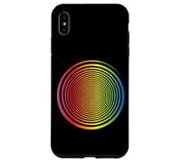 Arco Iris Espiral Espiral autohipnosis ilusión óptica Arco Iris Carcasa para iPhone XS MAX