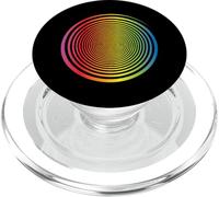 Arco Iris Espiral Espiral autohipnosis ilusión óptica Arco Iris PopSockets PopGrip para MagSafe