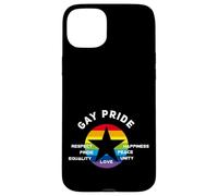 arco iris estrella orgullo demo respeto razones LOL Cool Carcasa para iPhone 15 Plus