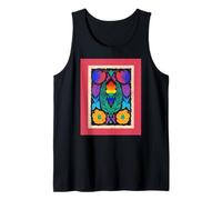 Arco Iris Floral Art LGBTQ Botanical Folk Blooms Camiseta sin Mangas