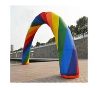 Arco iris inflable publicitario de 20 pies x 10 profundidad = 6 m/20 con soplador 370 W Para uso de bricolaje