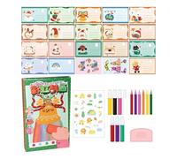 Arco iris juego de arte aplastado, diversión creativa para pintar y regalos divertidos para fiestas, papel artístico para niños, para el hogar, aula, actividad, campamentos de verano, viajes, oficinas