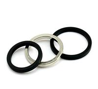 Arco iris multicolor exquisito anillo de metal anillo de fitness anillo de pene retardo de larga duración control de deseo ejercicio resistencia sirviente de la reina còck-plata40mm