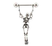 Arco iris Pendientes de aro Piercing Cuerpo Pendientes Pezón Anillo Sexy Humano Pezón Uñas Enormes Pendientes de aro, talla única, Acero inoxidable, No es una piedra preciosa