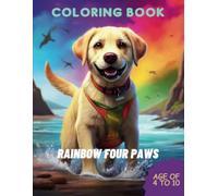 Arco-íris Quatro Patas - Livro de Colorir: In the Arco-Íris Quatro Patas kennel there are several beautiful and happy puppies. They are ready to be colorful and make new friends.
