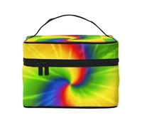 Arco Iris teñido Anudado, Bolsa de Maquillaje Bolsa de cosméticos Bolsa de Aseo de Viaje portátil Estuche para lápices