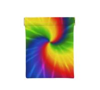 Arco Iris teñido Anudado, Squeeze Top Wallet Bolsa de Almacenamiento para Mujer Monedero pequeño Bolsa de Cambio