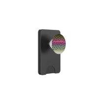 Arco iris trucha colorido patrón de escamas inspirado en el arte PopSockets PopWallet para MagSafe