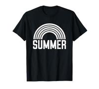 Arco Iris Verano Retro Arc Nostalgia Camiseta