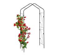 Arco jardin soporte de plantas pérgola decorativa resistente triangular 4,3 kg