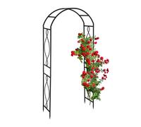 Arco jardin soporte para trepadoras pérgola decorativa tutor de plantas 225 cm