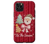 Arco Lindo del árbol de Navidad de Papá Noel del Ganchillo de Tejer Carcasa para iPhone 11 Pro
