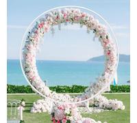 Arco para bodas, Kit de arco de globos dorado y blanco, varios tamaños (1-2,5 m/3,2-8,2 pies)(White,2.2m - 7.2ft)