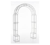 Arco para flores alessia metal blanco 34x163x239.5 cm