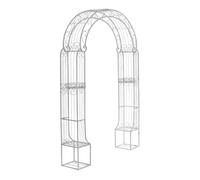Arco para flores alessia metal blanco antiguo 34x163x239.5 cm