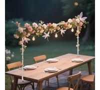 Arco Para Globos Con Clip, 71-142 Cm De Altura, 150-331 Cm De Largo, Puede Colgar Globos, Adecuado Para Mesas, Bares, Fiestas, Decoración De Bodas Soporte De Mesa