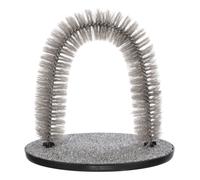 Arco per massaggio e cura del pelo per gatti 36×33cm colore grigio Trixie