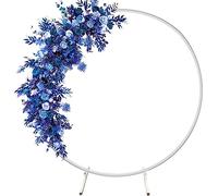 Arco Redondo de Metal,Redondo Metal Arco de Boda,Arco Globo Metal,Metal Guirnalda Aro de Globo,Guirnalda Círculo Marco,Arco de Boda Redondo para Fiesta Cumpleaños