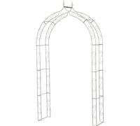 Arco Rosas, Metal Galvanizado en Caliente 140x40x252cm Robusto Decoración Jardín