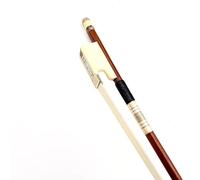 Arco violín 1 PCS Hermoso Maestro Profesional Pernambuco Plateado Plateado En Vertical El Arco De Bajo Doble 3/4, Horsehair