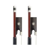 Arco violín 2 Piezas Avanzado 4/4 Boque De Violín Bow Fiddle Bow Para 4/4 Accesorios De Piezas De Violín Eléctrico Acústico