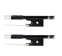Arco violín Arco De Violín De Fibra De Carbono Grafito De Violín Negro Para Violinista De Orquesta De Violín Eléctrico (Color : 2PCS 1-2 VB)