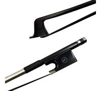 Arco violín de estudiante 1pcs Fibra De Carbono Negro 1/4.1/2.3/4.4/4 Arco De Violín Blanco/caballo De Caballo De Caballo Negro, Accesorios De Violín (Color : 4-4 black)